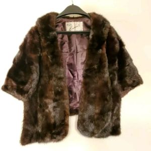 GENUINE MINK Shawl COAT by Enman's Furs Asheville